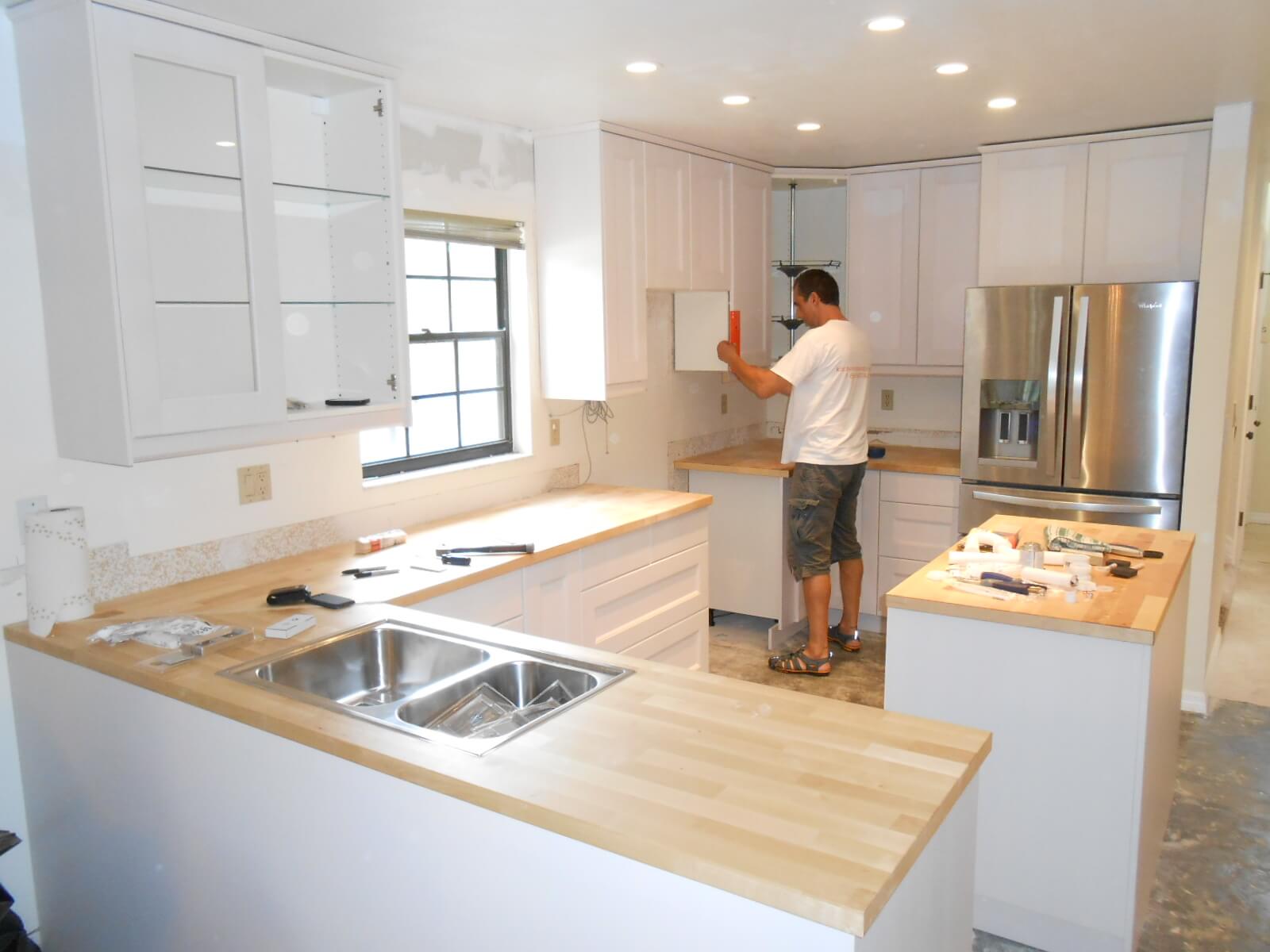 Kitchen cabinets assembly service same day